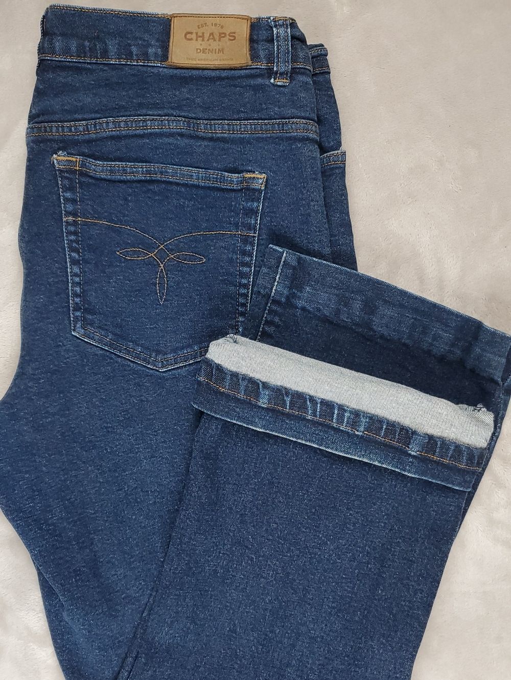 Chaps | Women's Size 14 | Vintage Straight Bootcut Denim Jeans | Medium Blue